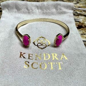 Kendra Scott Elton cuff bracelet pink magenta